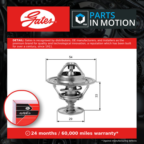 Coolant thermostat fits saab - thermostat,
