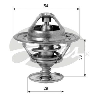 Gates thermostat for saab - gates,